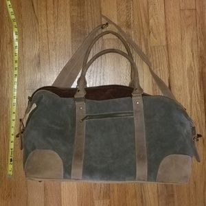 Suede Travel/Duffle Bag